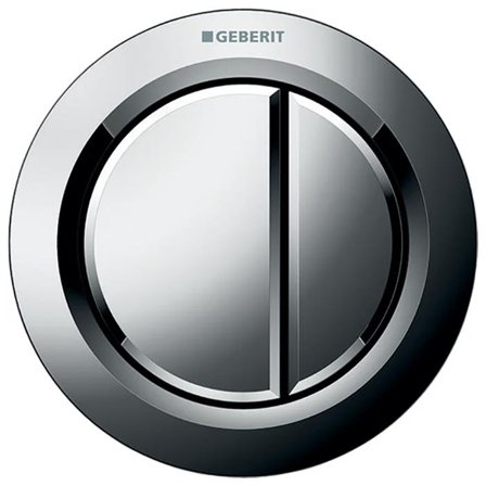 Geberit Omega 01 Remote Trykknap Forkromet højglans, Badeværelse