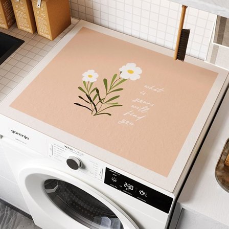 Vedenpitävä pesukoneen päällinen, jääkaapin pölytiivis suojus - Vedenpitävä pesukoneen päällinen koristeellinen jääkaapin suojus pesukoneille, kotiin