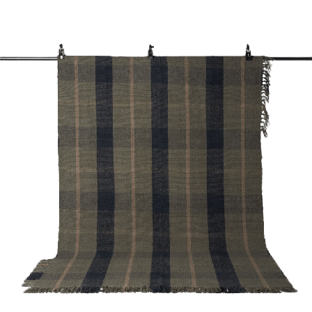 Åhléns Home Ullmatta med asymmetrisk lugg ASKER 170x230 cm Mattor Grå