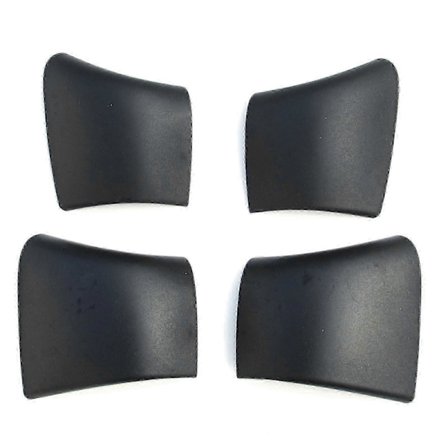 2025 Erstatning 4X Svart Takstativdeksel Skinneendehette For 2021-Tesla Modell