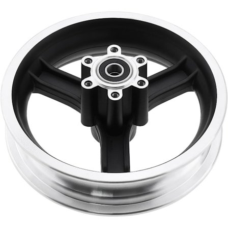 1 st 10 tums elscooter aluminiumlegering framhjul skivbromsnav kompatibel med Kugoo M4 skateboardhjul reparationsdelar 67,5x165mm