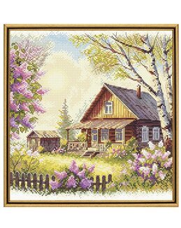 Broderikit Tavla Doften av lila - Andriana