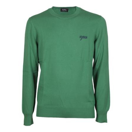 A.p.c. - Tröjor - Grön - Herr - Storlek: S, Herr, Storlek: S