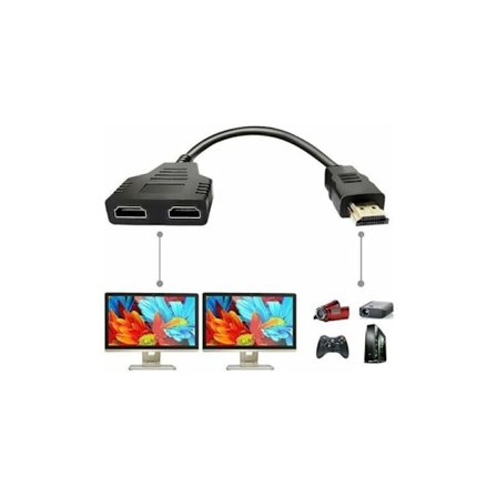 HDMI Splitter Adapterkabel HDMI SPLITTER 1 IN 2 UT HDMI HANE