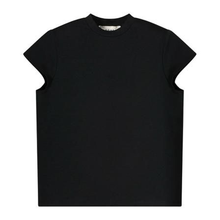 Róhe, T-shirt Zwart, Dames, Maat:M,Cotton