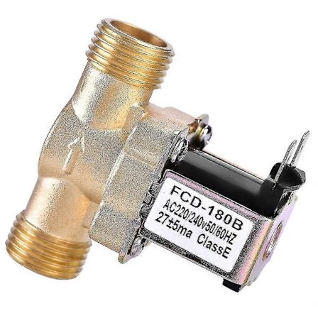 AC 220V Normalt Lukket Elektrisk Magnetventil i Messing