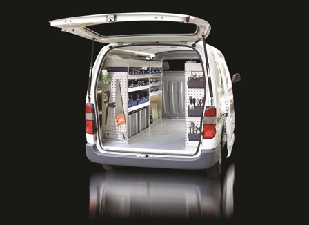 Raaco 188708 Bilinnredning 992 x 486 x 380 mm, 7 hyller, Garasjeinnredning & oppbevaring