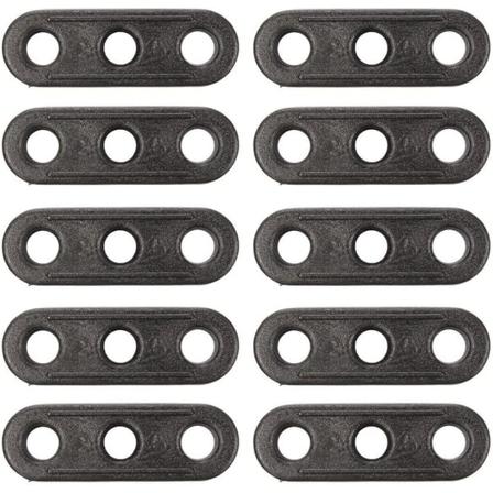 10 Pack 3-hullers rebstrammer til udendørs camping - Rope Ten,ZQKLA