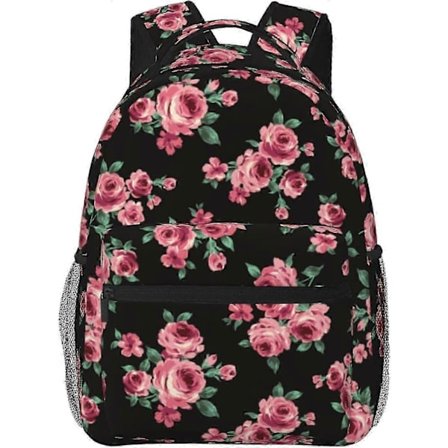 Ruusu Reppu Ruusut Reppu Kukka Koululaukku Selkäreppu Ruusu Kukka Printti Reppu Tytöt Kukka Reppu Kukka Printti Reppu Tyttöjen Reput Kukka Te