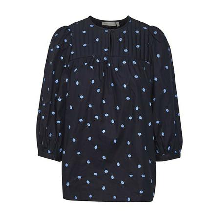 InWear Inwear Kaikoiw Bluse Bluser 30107587 Blue Petite Flower Blå, Dame