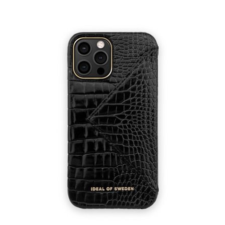 Statement Case iPhone 12 Pro Max Neo Noir Croco