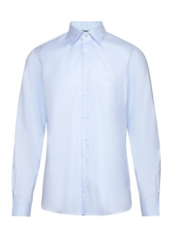 2Ply Stretch Twill Modern Fit Shirt Skjorte Business Blå Michael Kors*Betinget Tilbud