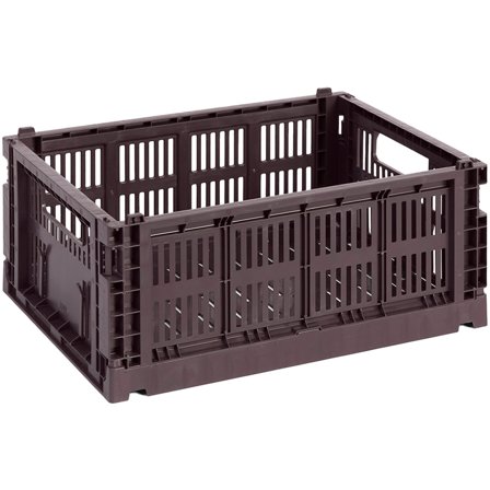 HAY Colour Crate Medium Opbevaringskasse, bordeaux | KitchenOne
