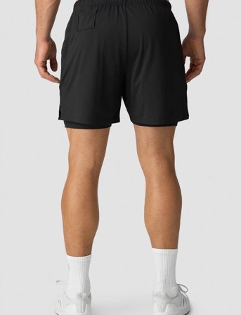 ICANIWILL Stride 2-In-1 Shorts M - Black - M