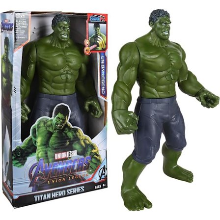 Hulk-hahmo, Hulk Marvel Ultimate Titan Hero Series, Marvel Avengers -toimintahahmo 30 cm Titan-FM-