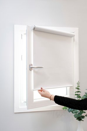 Hasta - Fusion mørkleggende rullegardin - Hvit - Rullegardiner - 120 - Fra Homeroom