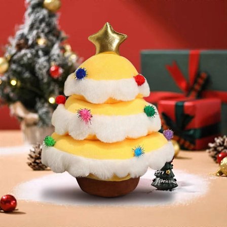 Gnobogi Jul Ny Plysch Julgranskudde Julklapp Julkudde på Rea[D]