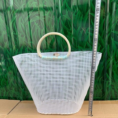 Bucket Bag Hjælpe strikning & vævning Plastic Mesh Sheet Orne