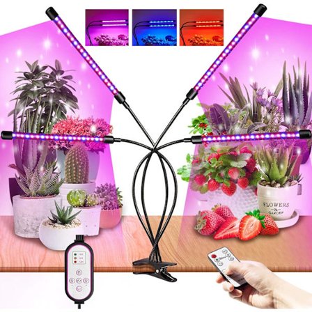 360° plantelys, innendørs vekstlys, 10 lysstyrkenivåer full sp