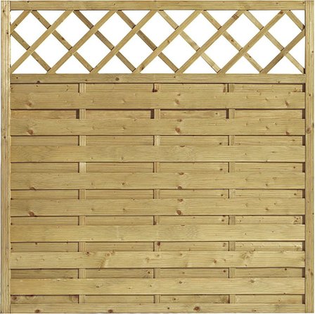 Jabo 45711 Skärm 179x179 cm, tryckimpregnerad gran, Utemiljö