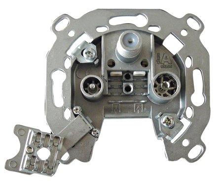 Televes 524701 Uttak høy skjerming 12 dB, Strømbrytere & vegguttak