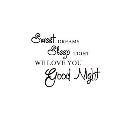 Vægdekorationer, Motiverende ord Vægdekoration Ordsprog til hjemmet - søde drømme 32*42cm