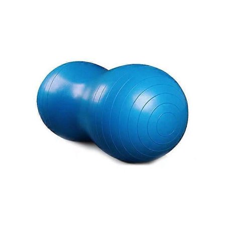 Treningsball, Peanøttball, Treningsball, Yogaball, Pilatesball, Kjernetreningsball og Fysioterapiball, Blå 90cm x 45cm