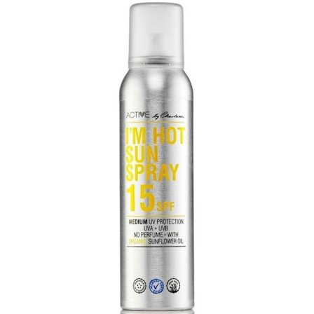 Solskydd kropp - solskydd ansikte Active by charlotte - 1050660000S001 - JAG är het solsprej SPF 15 150 ml