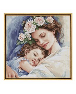 Kirjontapakkaus Taulu Äidin syli