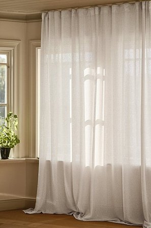 Jotex - Bouclégardin 1 Længde Ekstra Bred Naturlig hvid - BELLA - Køb Multifunktionsgardiner hos Jotex