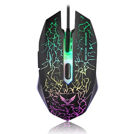 K6 Langaton Pelihiiri, Ladattava Hiljainen LED Optinen Co