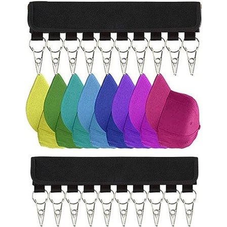 2 stk. Baseball Caps Organizer, Kasket Hanger, Baseball Cap Holder
