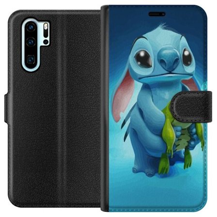 Kompatibelt Plånboksfodral till Huawei Huawei P30 Pro Stitch och grodan