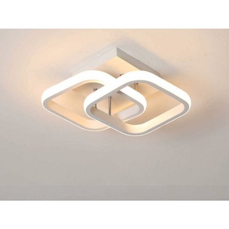 Moderni kattovalaisin 3000k-6000k säädettävä valaisin ruokasaliin, keittiöön, makuuhuoneeseen, eteiseen, toimistoon (valkoinen) KLB