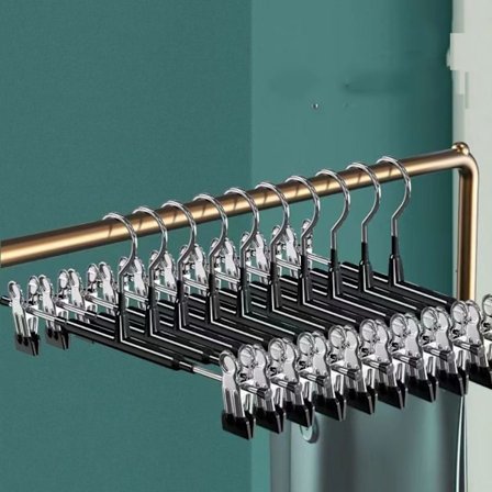 Multi ripustusripustin Vaatekaappi Säilytysjärjestäjä MUSTA