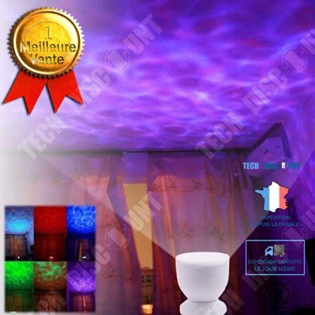 LED-projektor - TECH DISCOUNT - Havstämning - USB-laddning - MP3-högtalare - Inomhus