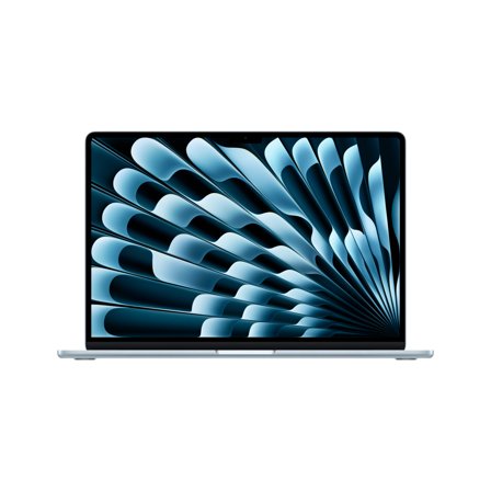 Apple-15-inch MacBook Air: Apple M5 chip with 10‐core CPU and 10‐core GPU, 24GB, 1TB SSD - Sky Blue-MacBook Air 15". Med superkrefter från M5.-Laptops