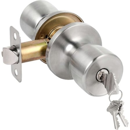 Låsbart dörrhandtag med nyckel, idealiskt för kommersiellt och privat bruk JNC