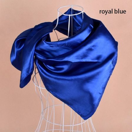 Hodeskjerf Satin Bandana ROYAL BLUE