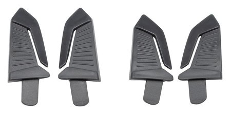 Zekler Zone Ljusgrå Lampeclips 4 stk, for Zekler Zone vernehjelm Lys grå, Hodebeskyttelse