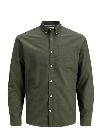 Jjeoxford Shirt Ls Noos Green Jack & J S