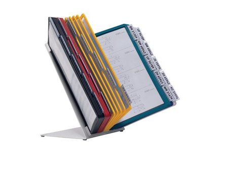 Durable Bordsställ A4 med 30 ramar - Lyreco - Kontorsmaterial - Till skrivbordet - Bordsställ och panelsystem