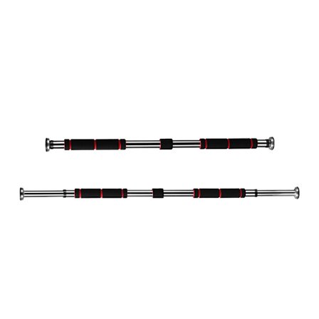 Pull-up stång, dörrstång, justerbar från 60 cm till 100 cm, skruvfri montering, halkfri, säkert grepp, skumhandtag