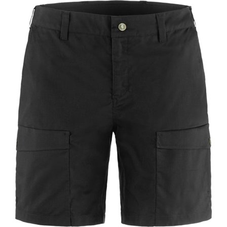 Fjällräven Women's Abisko Hybrid Trail Shorts in Black, G-1000 | Size: 44