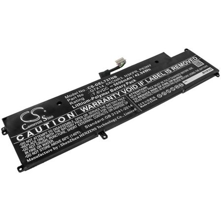 Batteri till Notebook, Bärbar dator för DELL Latitude E7370, Latitude 13 7370