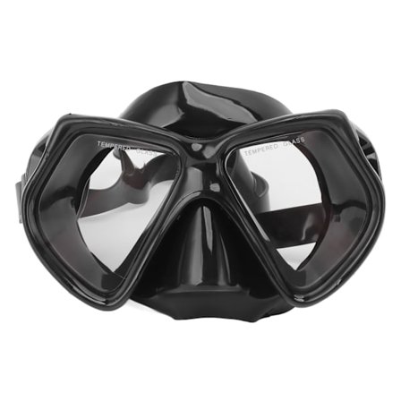 Dykkerbriller Anti-dug Højdefinitionsvision Høj forsegling Stærk beskyttelse Svømmebriller til undervandsaktiviteter Sort