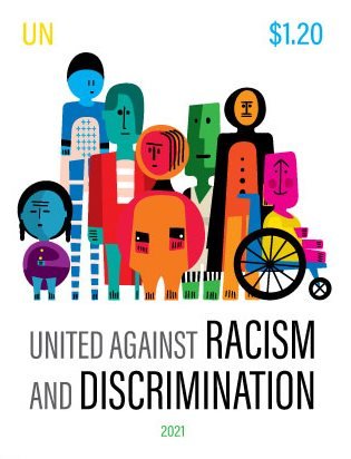 FN - Imod racisme og diskrimination - New York - Postfrisk frimærke