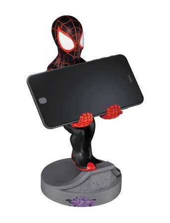 Cable Guy | Cable Guys - Miles Morales Spiderman- Mobil And Consol Holder | H:22CM