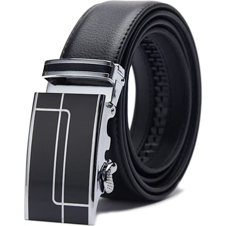 Bälte 110-130 cm justerbart spärrspänne automatiskt bälte herr