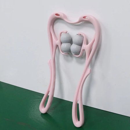 Multifunktionel nakkemassageapparat arm-/kropsterapi 6 triggerpunktsrulle selvmassageapparat lindrer håndtryk dyb massageapparat